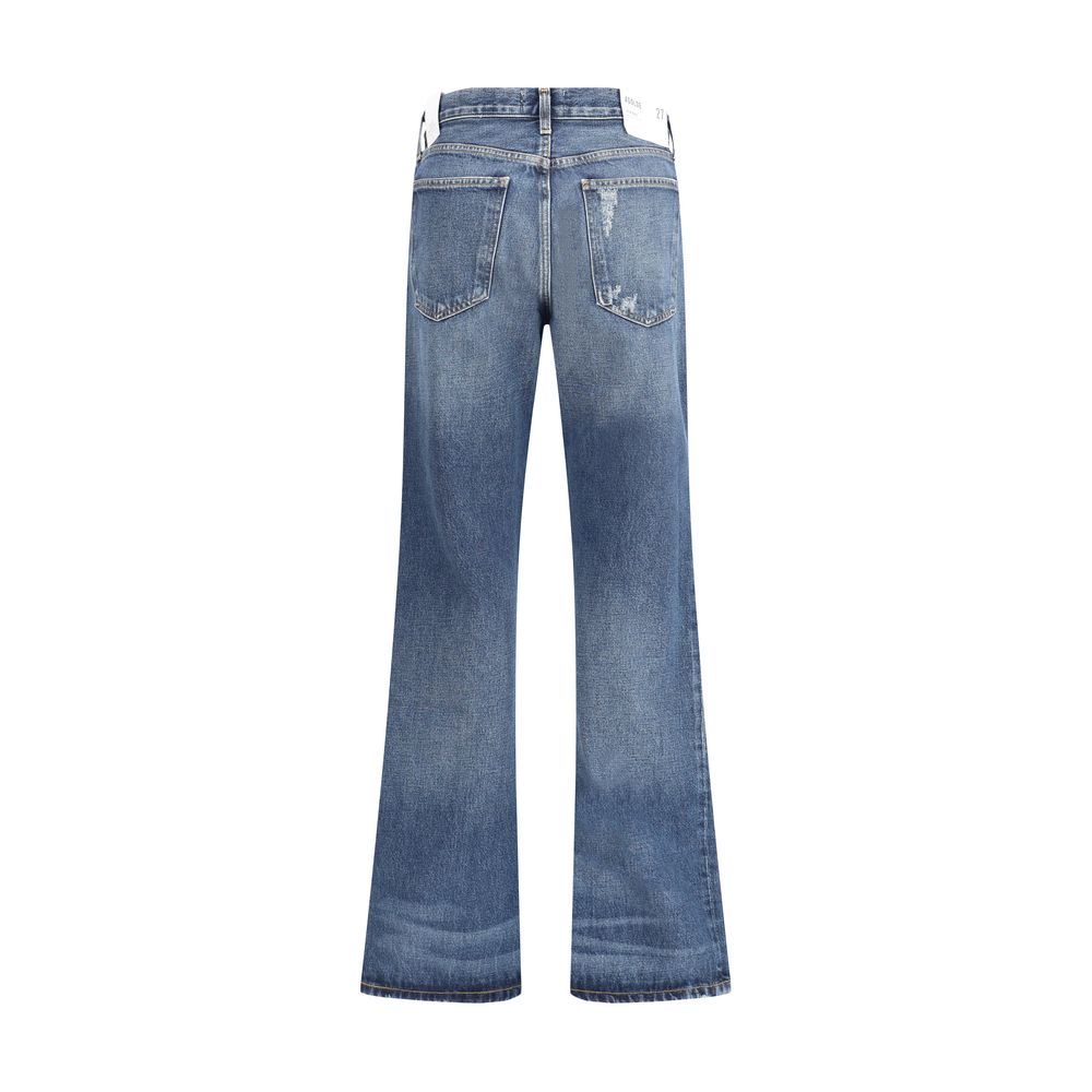 AGOLDE Kick Boot Jeans stencil color mid rise