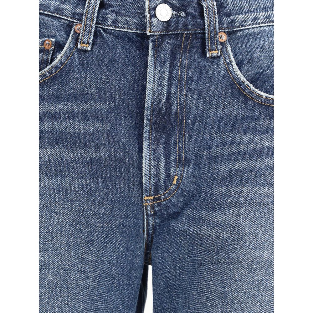AGOLDE Kick Boot Jeans stencil color mid rise