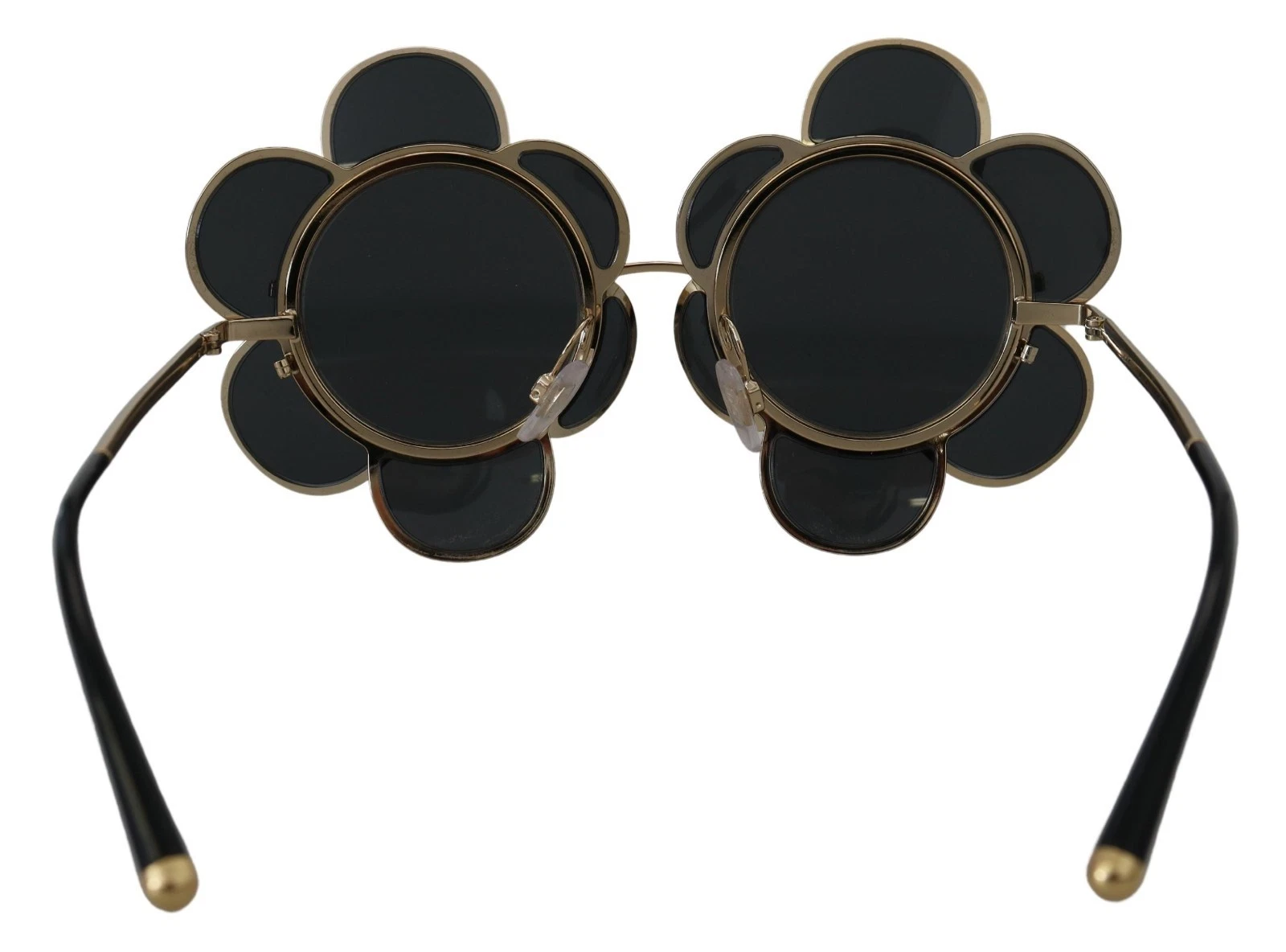 Dolce & Gabbana DG2201 Black Lens Gold Frame LIMITED EDITION Sunglasses