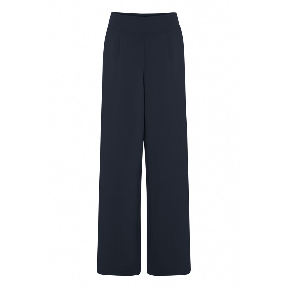 ICHI Blue Recycled Polyurethane Pant