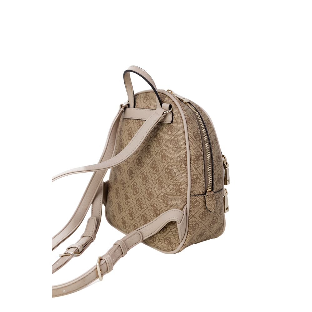 GUESS Beige Polyethylene Backpack