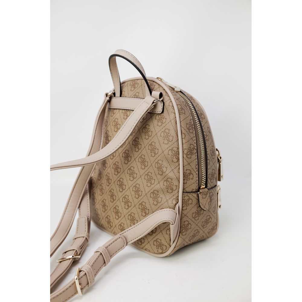 GUESS Beige Polyethylene Backpack