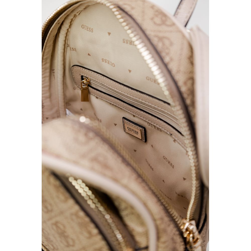 GUESS Beige Polyethylene Backpack