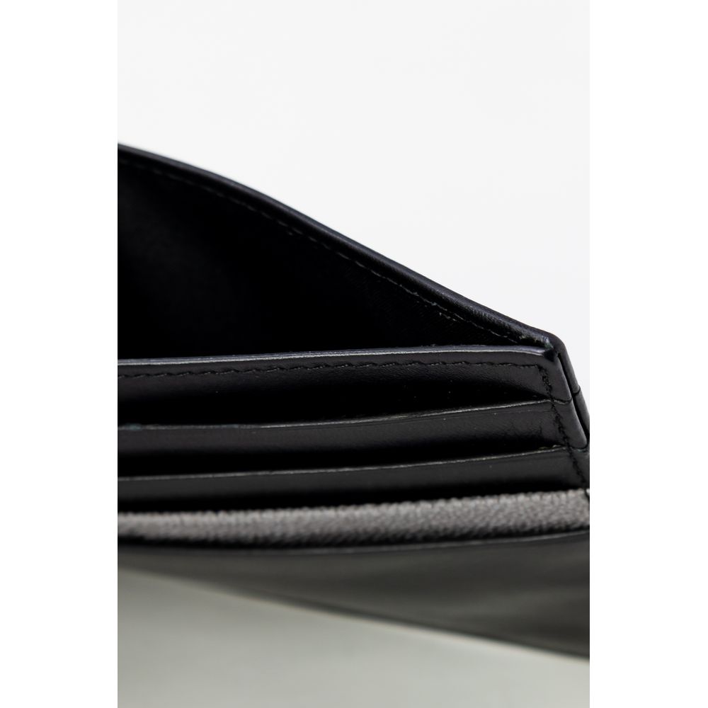 ALVIERO MARTINI 1a CLASSE Gray Leather Cardholder