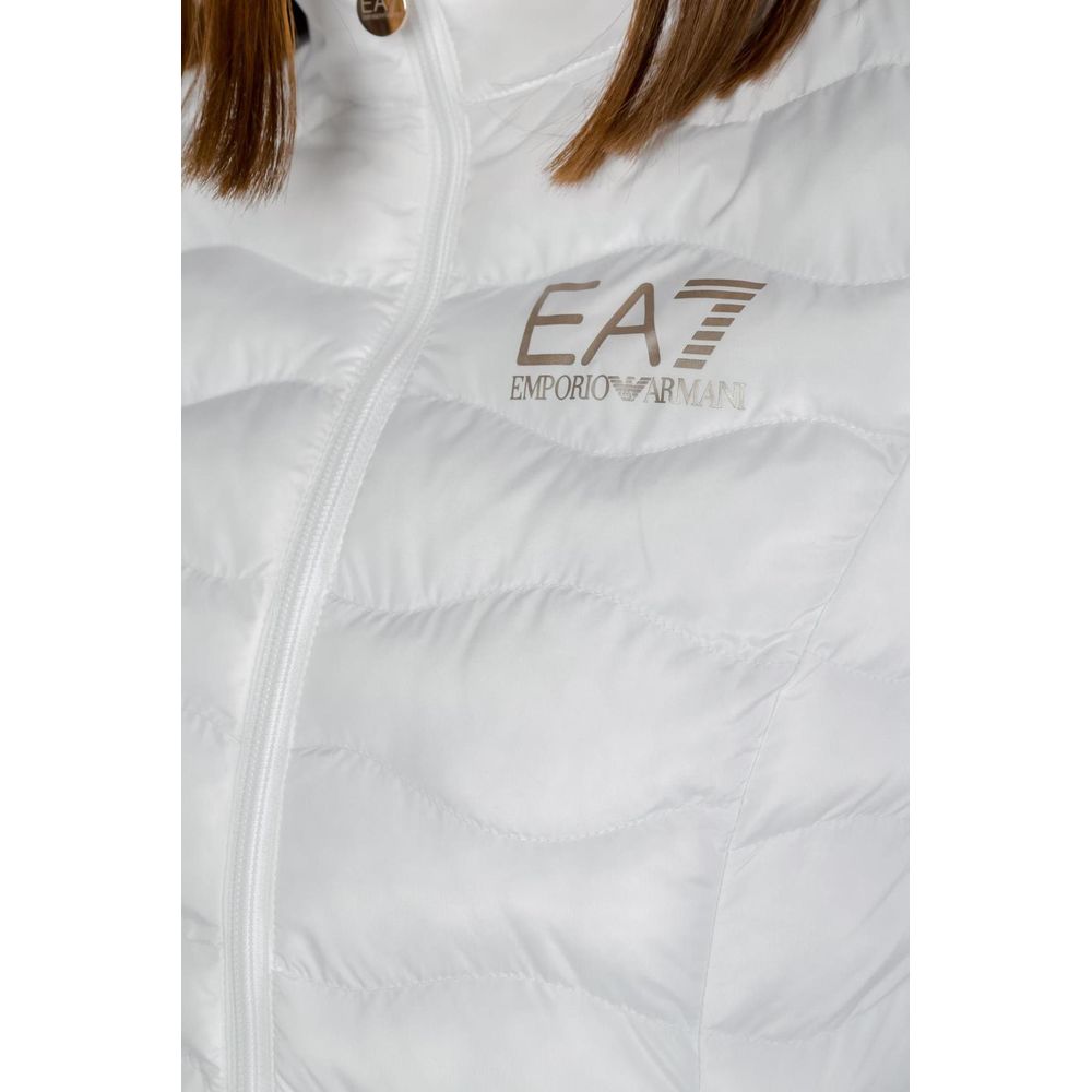 Armani EA7 Emporio White Polyester Jackets & Coat