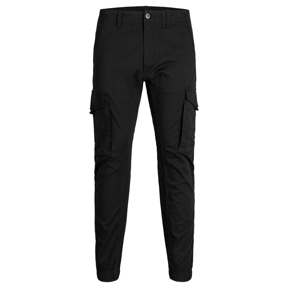Jack & Jones Black Cotton Skinny Pant