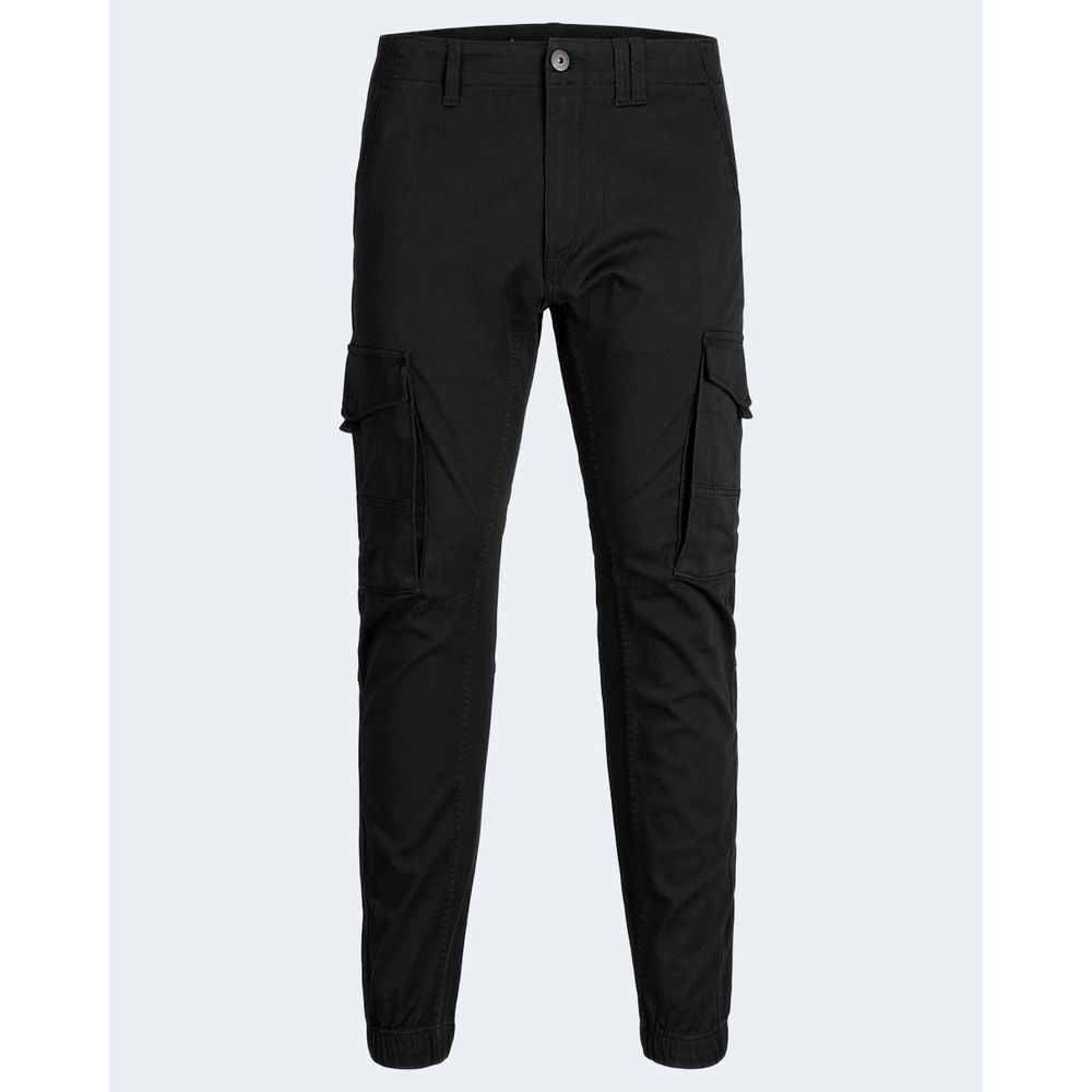 Jack & Jones Black Cotton Skinny Pant