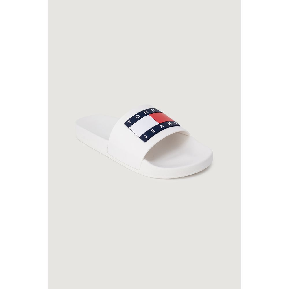 Tommy Jeans White Polyethylene Slipper