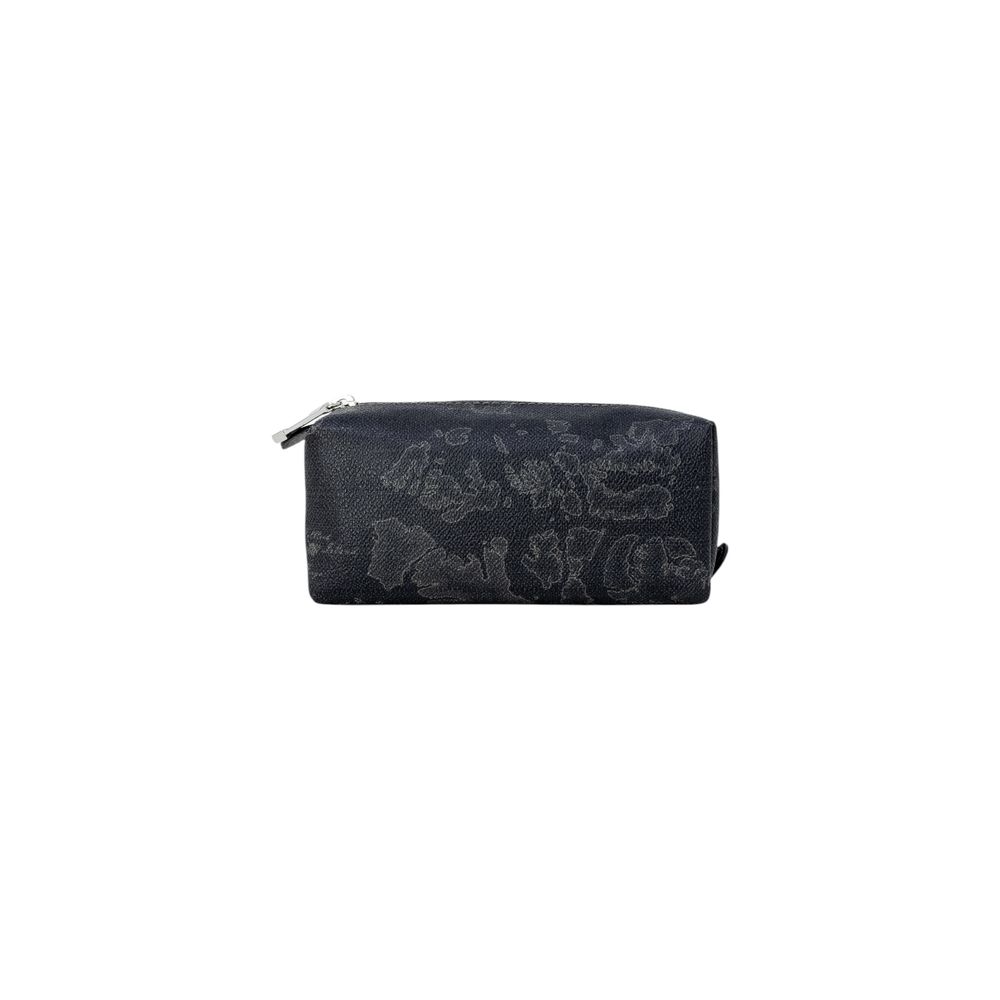 ALVIERO MARTINI 1a CLASSE Black Cotton Clutch Bag