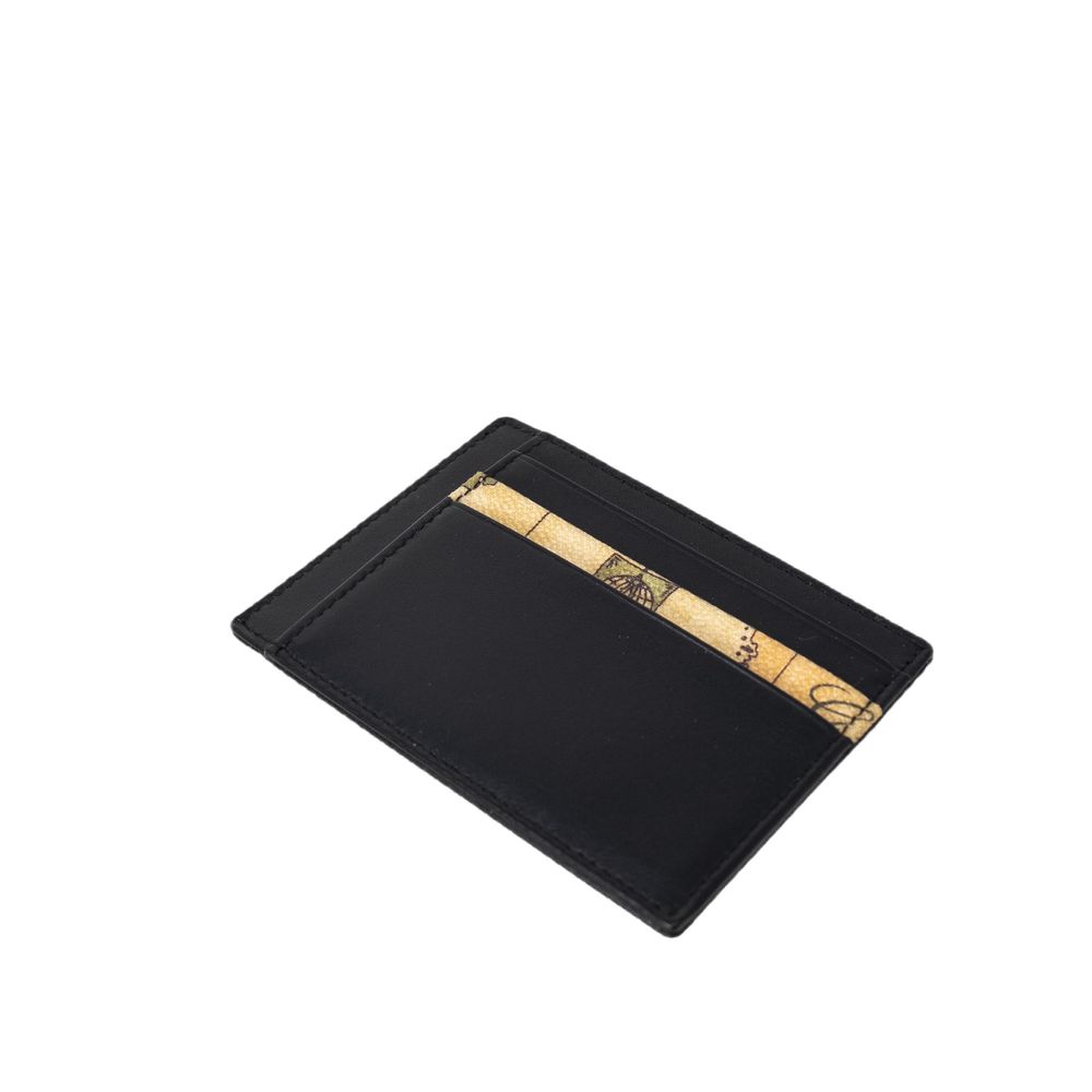 ALVIERO MARTINI 1a CLASSE Black Leather Cardholder