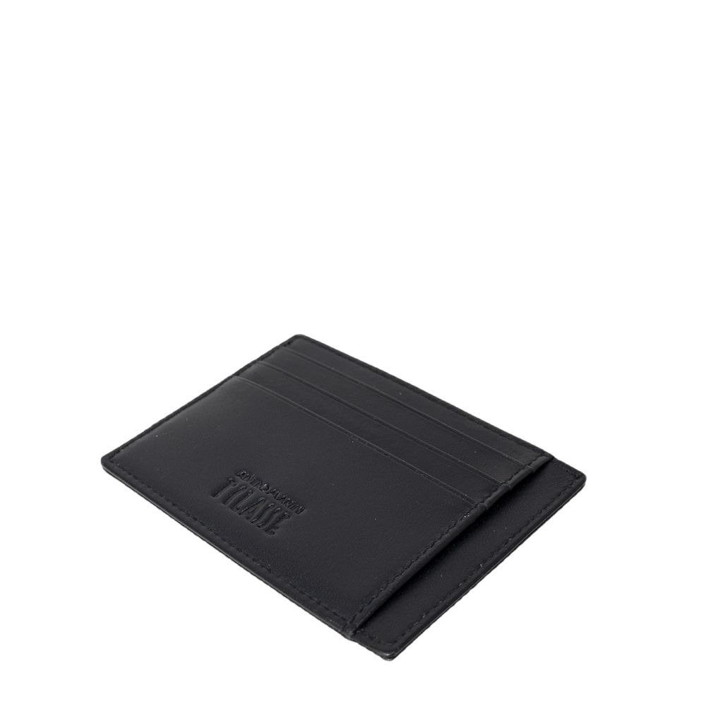 ALVIERO MARTINI 1a CLASSE Black Leather Cardholder
