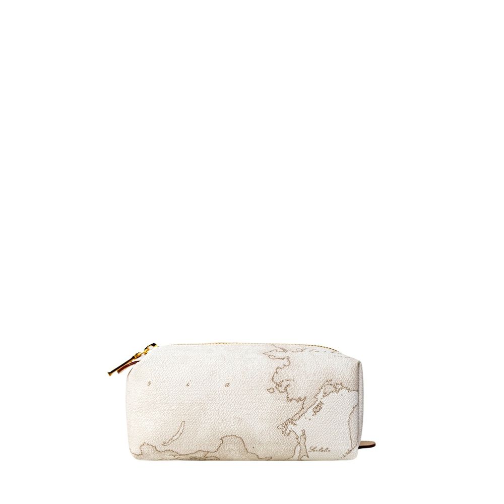 ALVIERO MARTINI 1a CLASSE White Cotton Clutch Bag