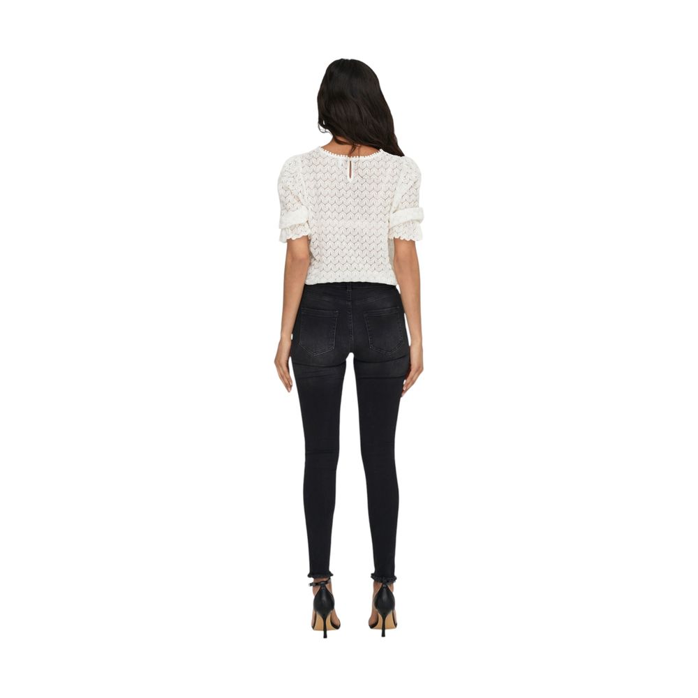 ONLY Black Cotton Skinny Jean
