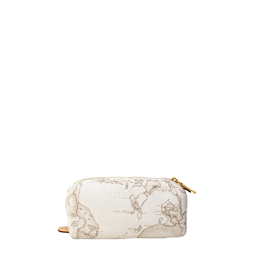 ALVIERO MARTINI 1a CLASSE White Cotton Clutch Bag