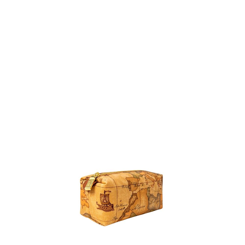 ALVIERO MARTINI 1a CLASSE Beige Cotton Clutch Bag