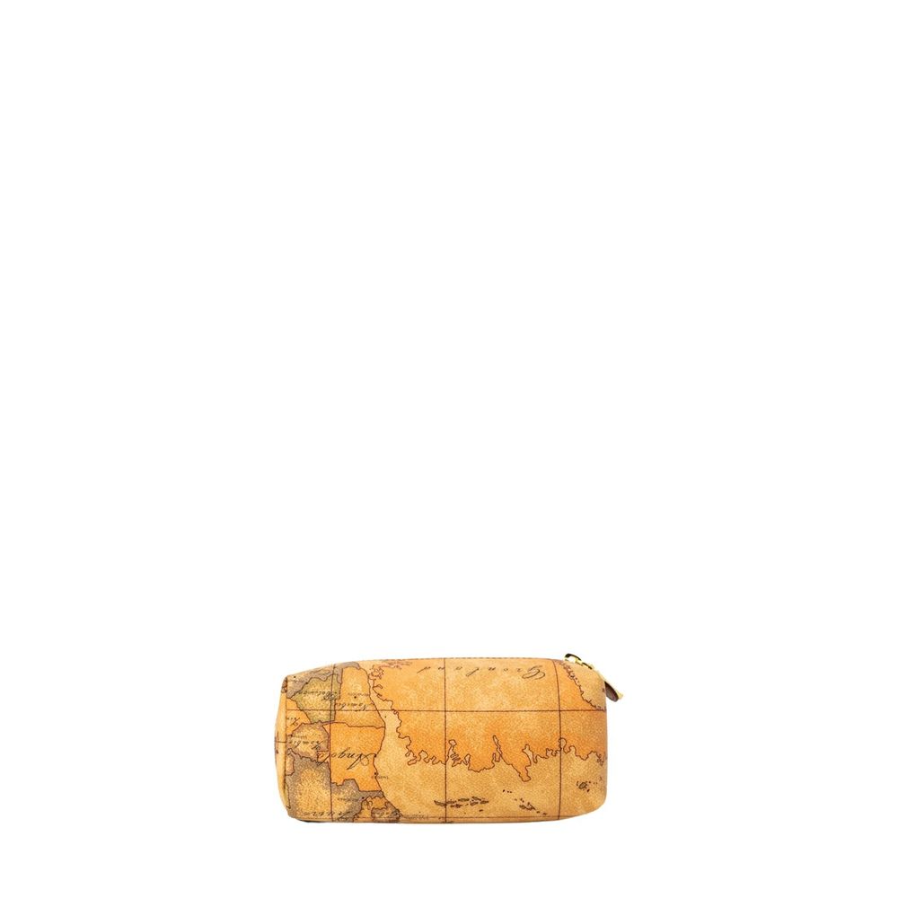 ALVIERO MARTINI 1a CLASSE Beige Cotton Clutch Bag