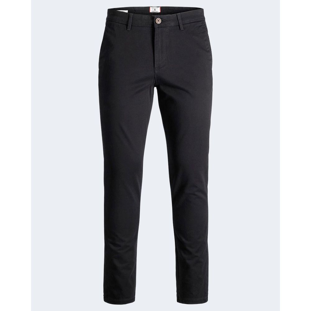 Jack & Jones Black Cotton Pant