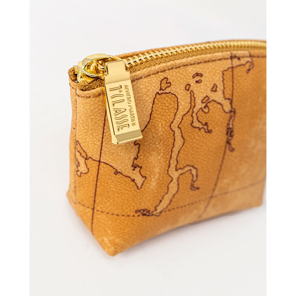 ALVIERO MARTINI 1a CLASSE Beige Cotton Clutch Bag