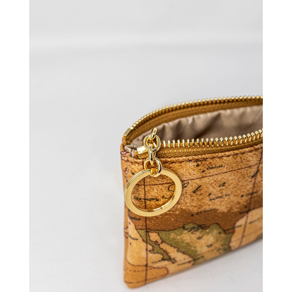 ALVIERO MARTINI 1a CLASSE Beige Leather Clutch Bag