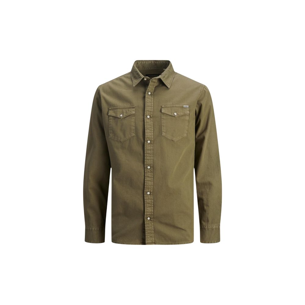 Jack & Jones Green Jeans Shirt