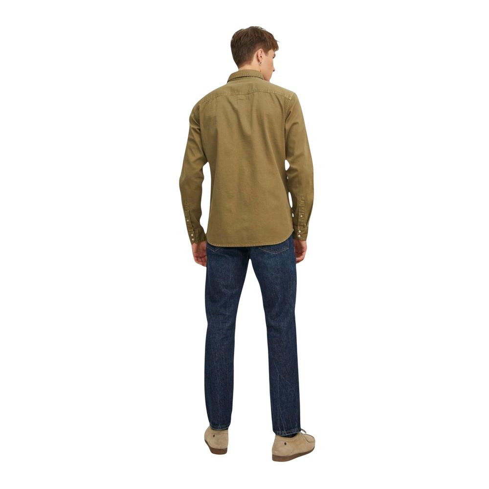 Jack & Jones Green Jeans Shirt