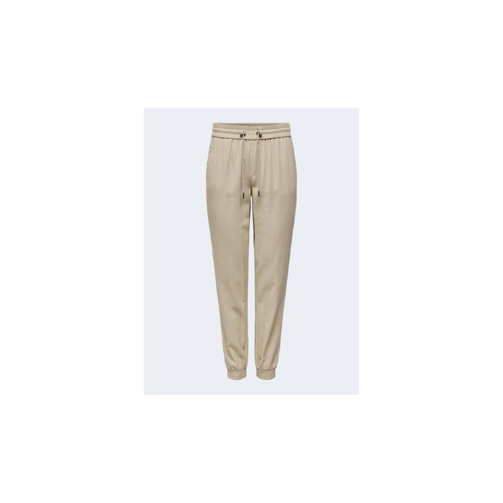 ONLY Beige Viscose Pant