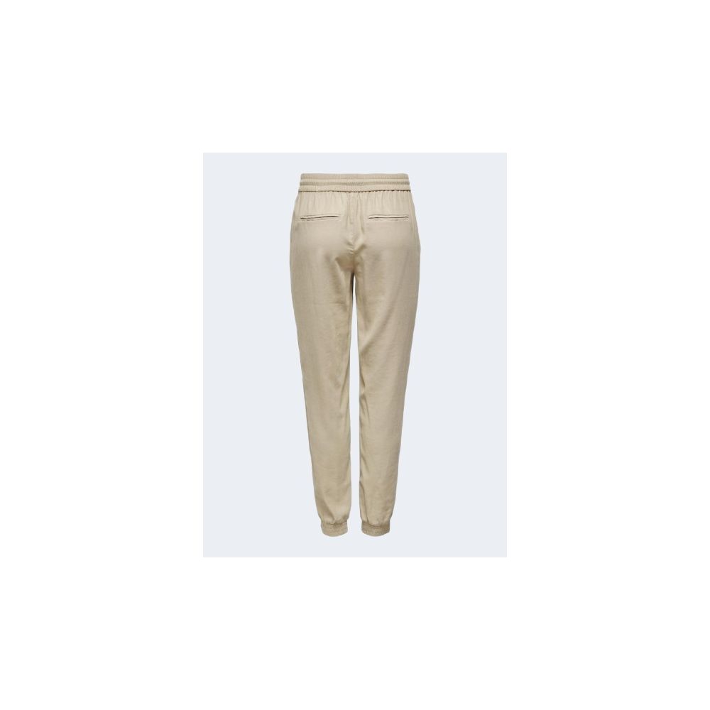 ONLY Beige Viscose Pant