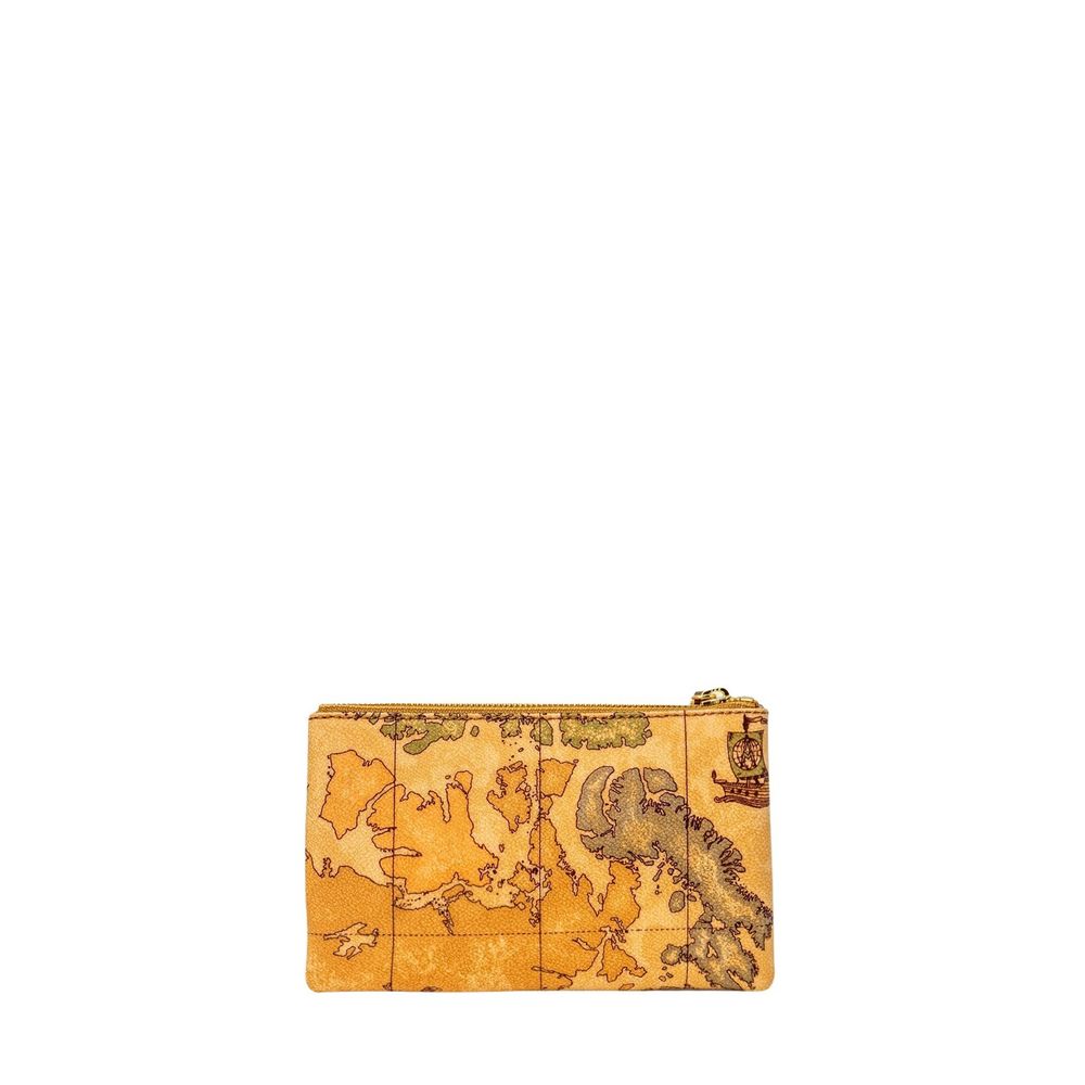 ALVIERO MARTINI 1a CLASSE Beige Leather Clutch Bag