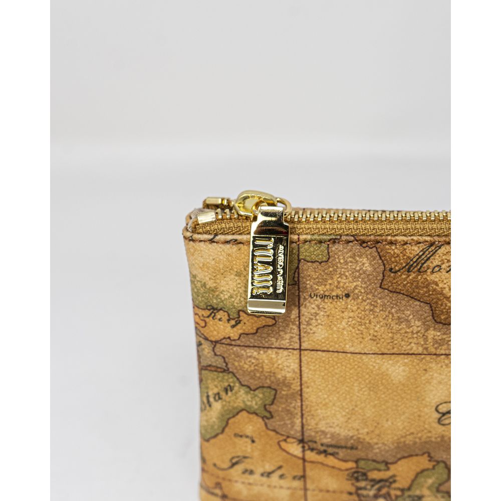 ALVIERO MARTINI 1a CLASSE Beige Leather Clutch Bag