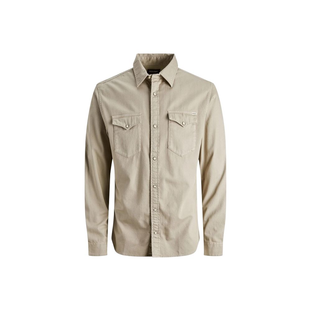 Jack & Jones Beige Jeans Shirt