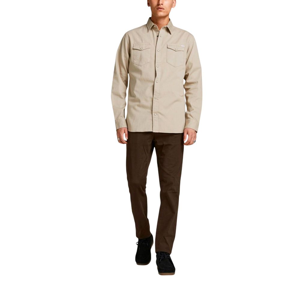 Jack & Jones Beige Jeans Shirt