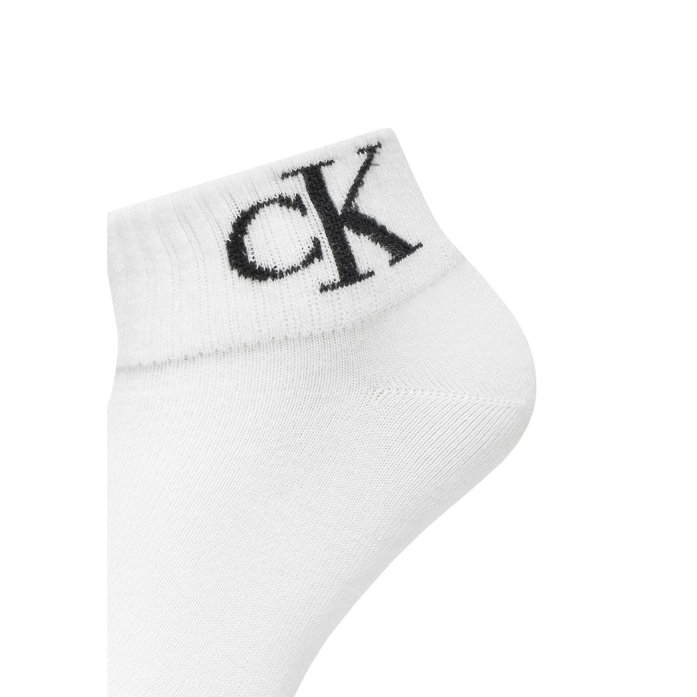 Calvin Klein Jeans White Cotton Sock