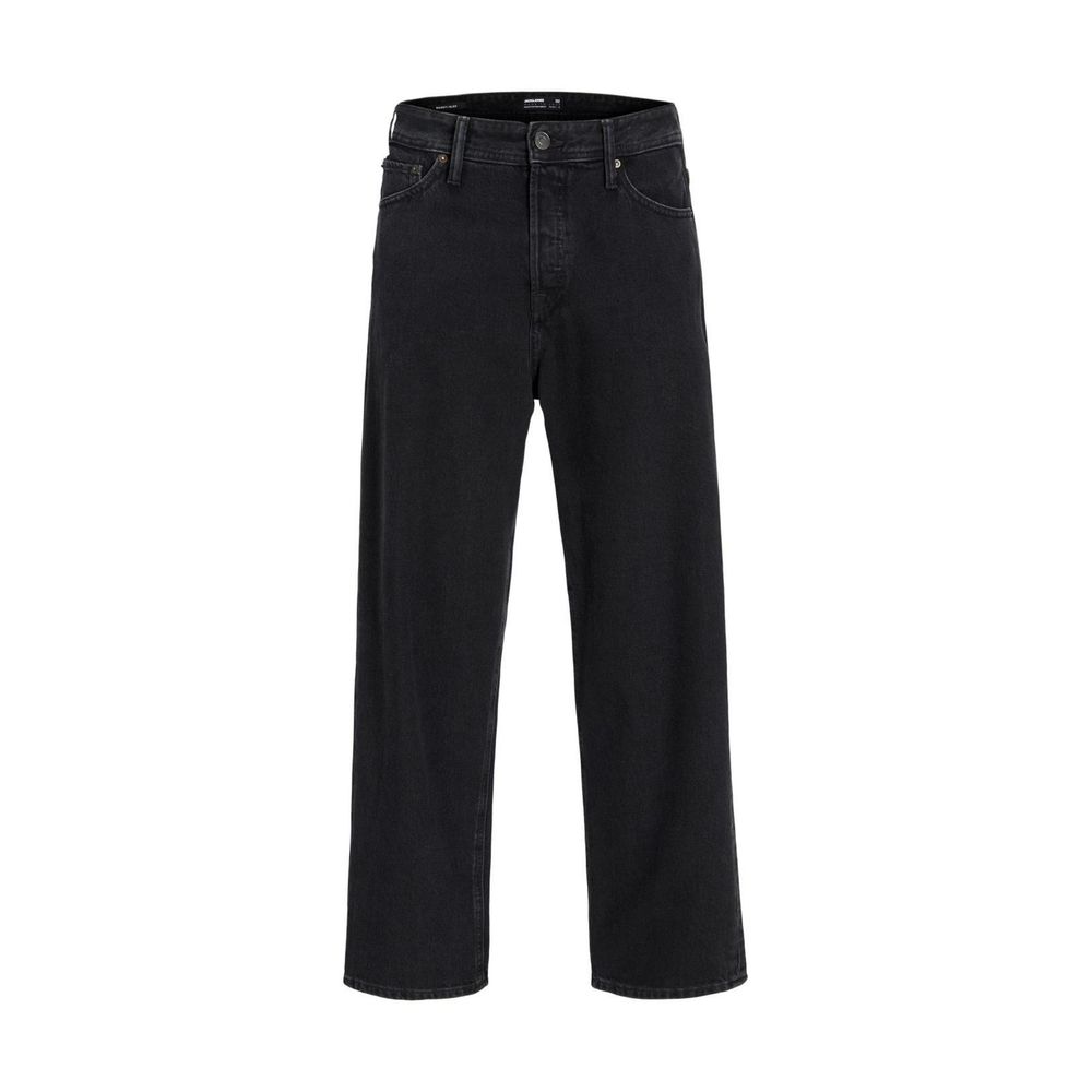 Jack & Jones Black Cotton Relaxed Fit Jean