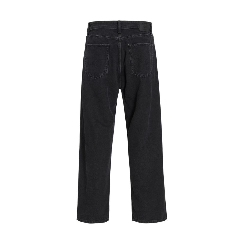 Jack & Jones Black Cotton Relaxed Fit Jean