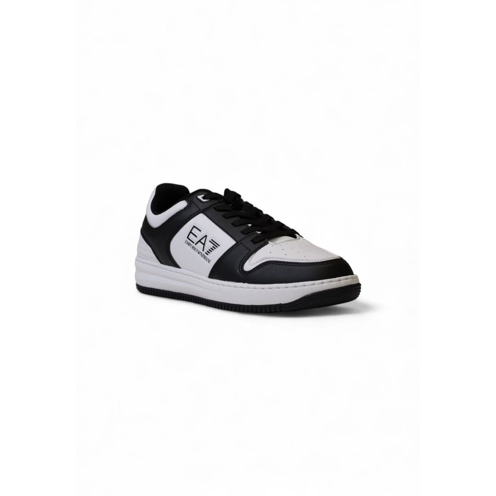 Armani EA7 Emporio Black And White Polyester Sneaker