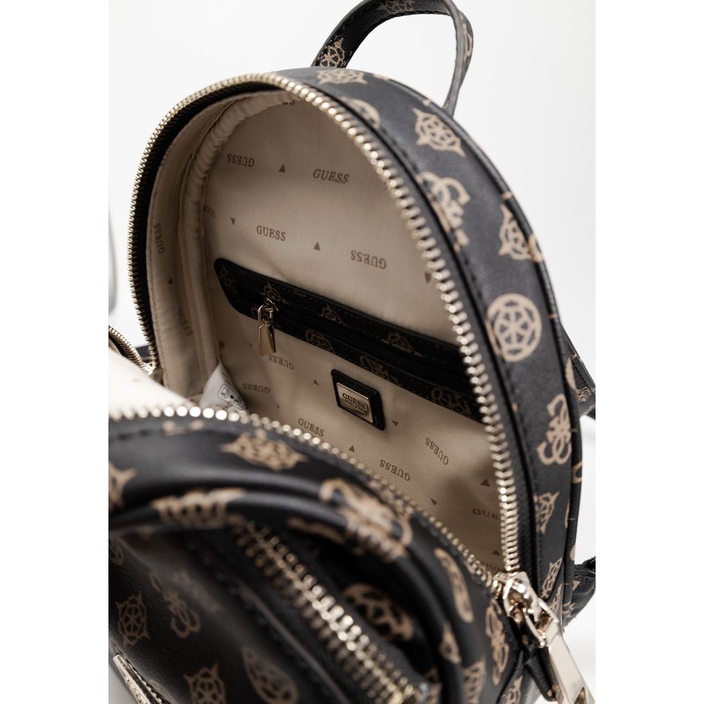 GUESS Brown Polyethylene Backpack