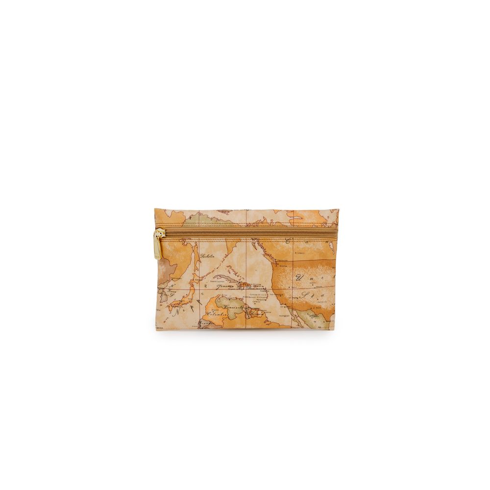 ALVIERO MARTINI 1a CLASSE Beige Polyester Clutch Bag