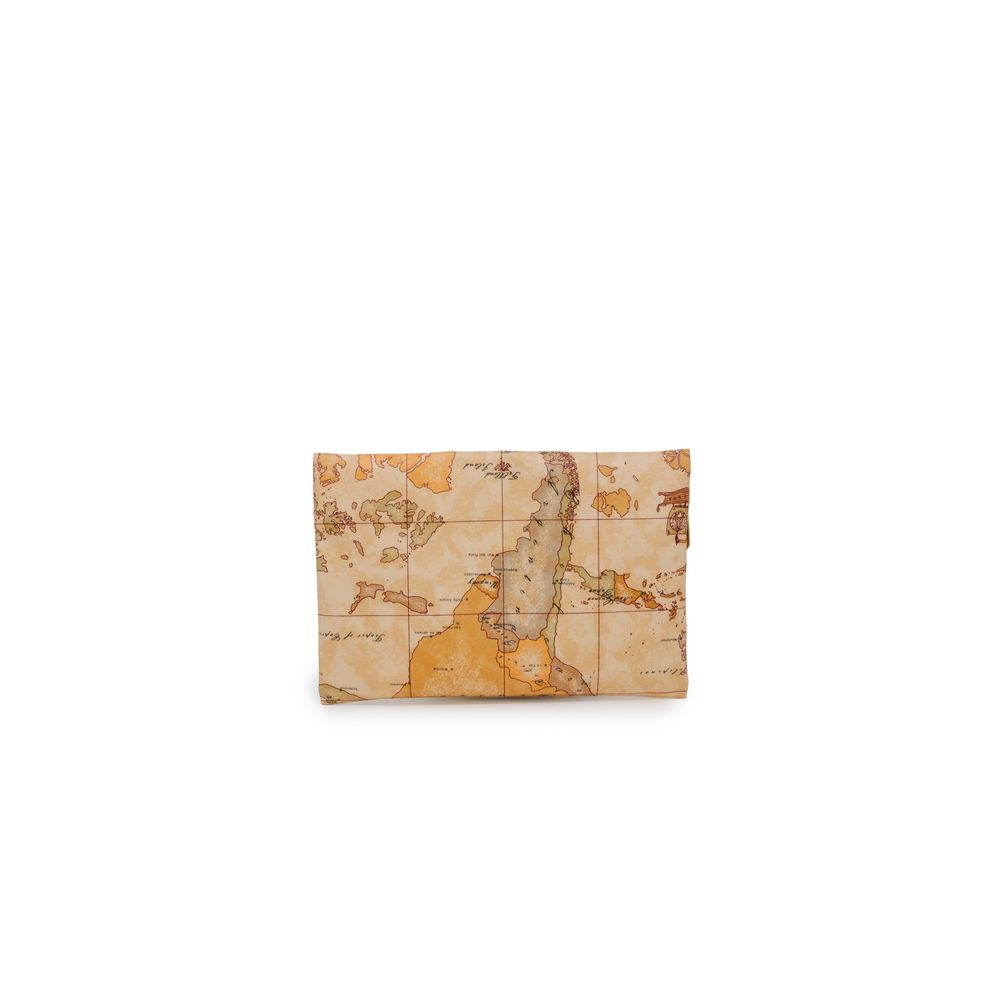 ALVIERO MARTINI 1a CLASSE Beige Polyester Clutch Bag