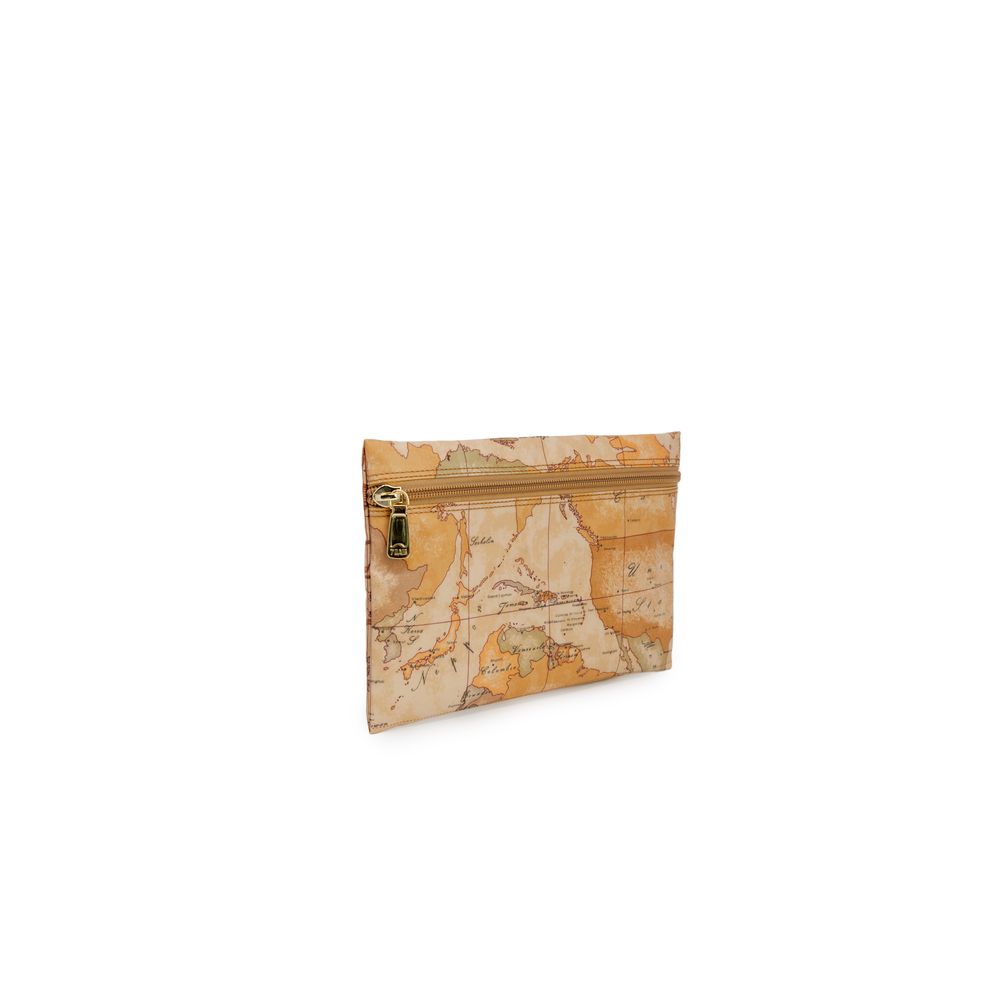 ALVIERO MARTINI 1a CLASSE Beige Polyester Clutch Bag