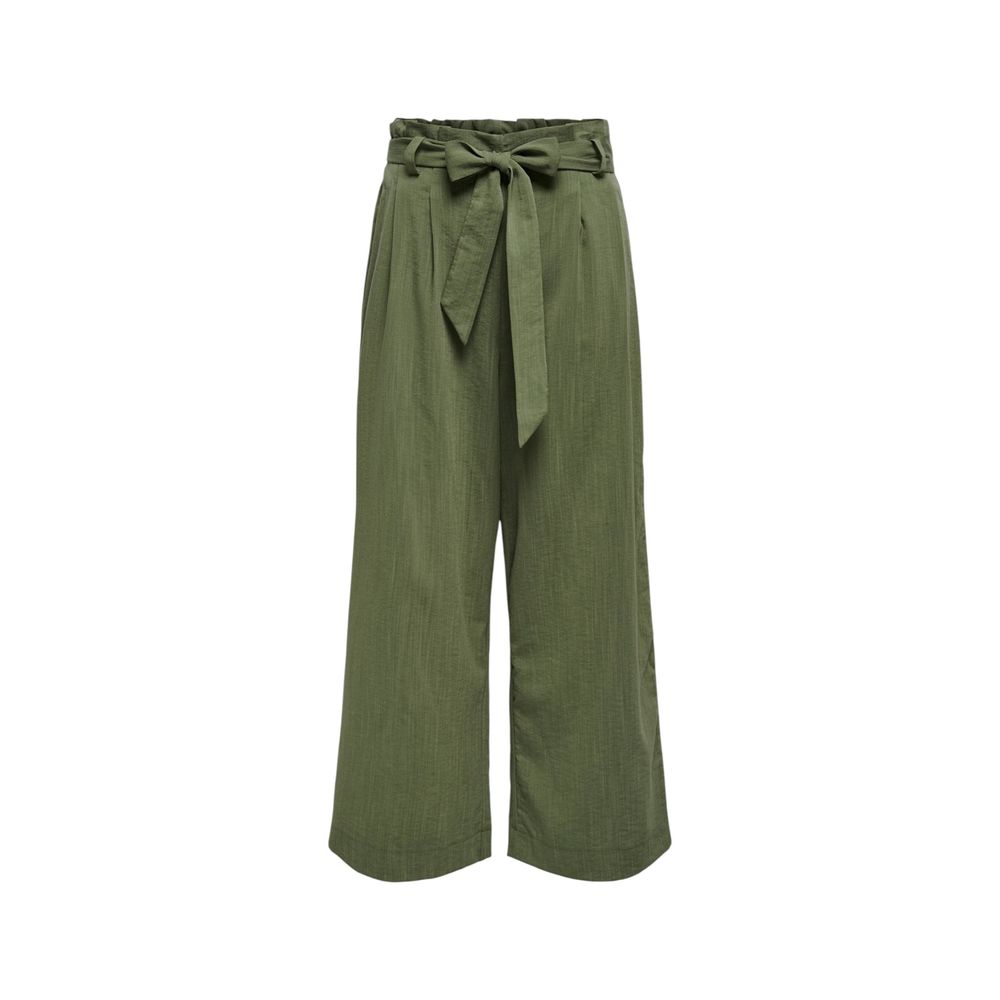 ONLY Green Viscose Pant