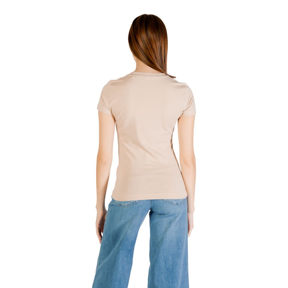 GUESS Beige Cotton T-Shirt