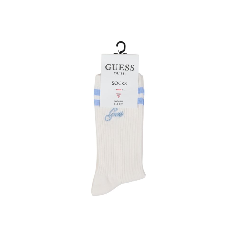 Guess Active White Cotton Sock