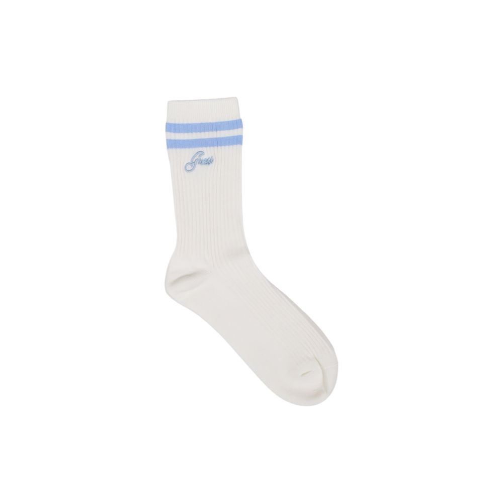 Guess Active White Cotton Sock