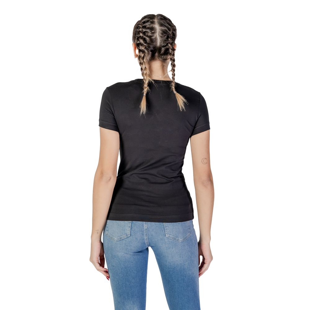 GUESS Black Cotton T-Shirt