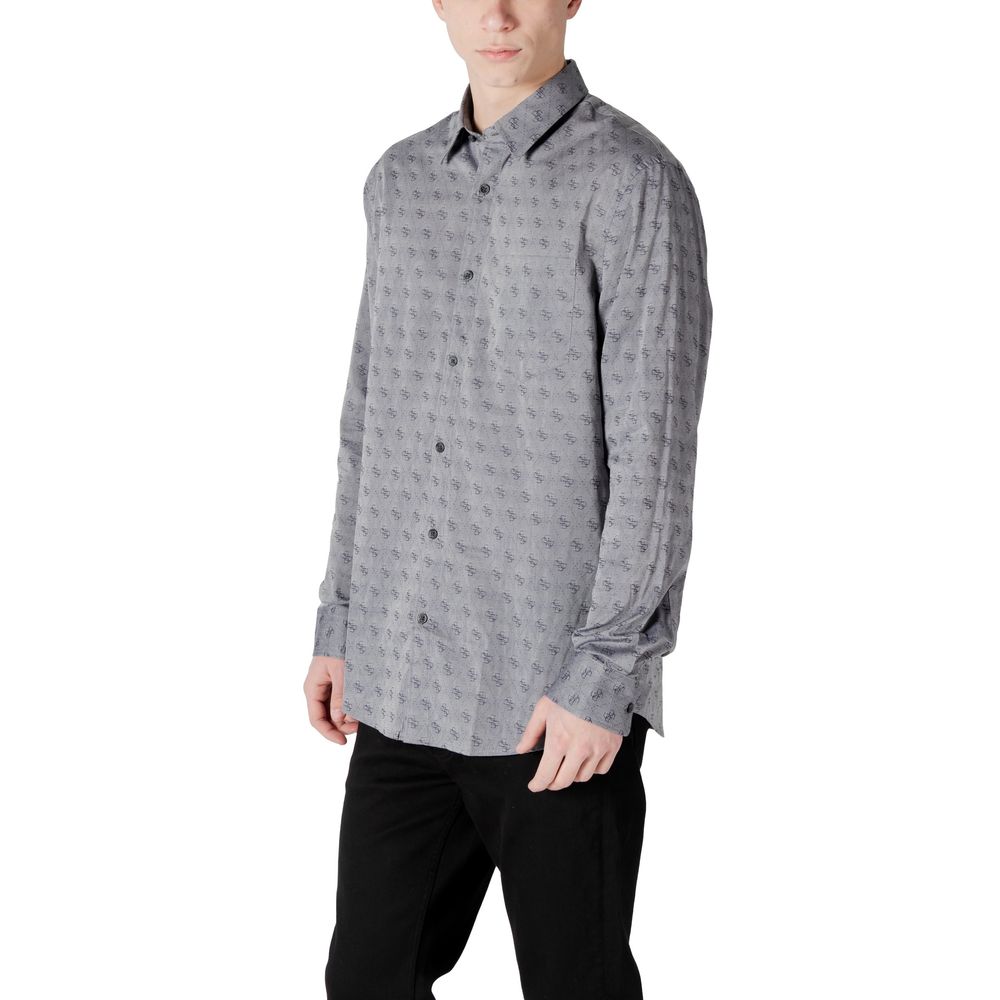 GUESS Gray Cotton Shirt
