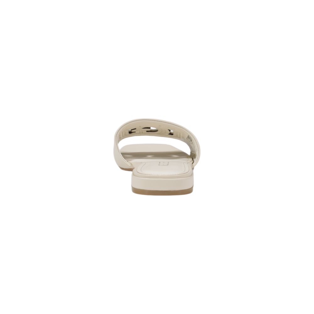 GUESS Cream Leather Sandal