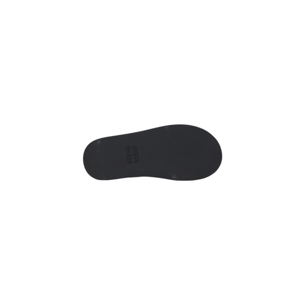Tommy Jeans Black Leather Sandal