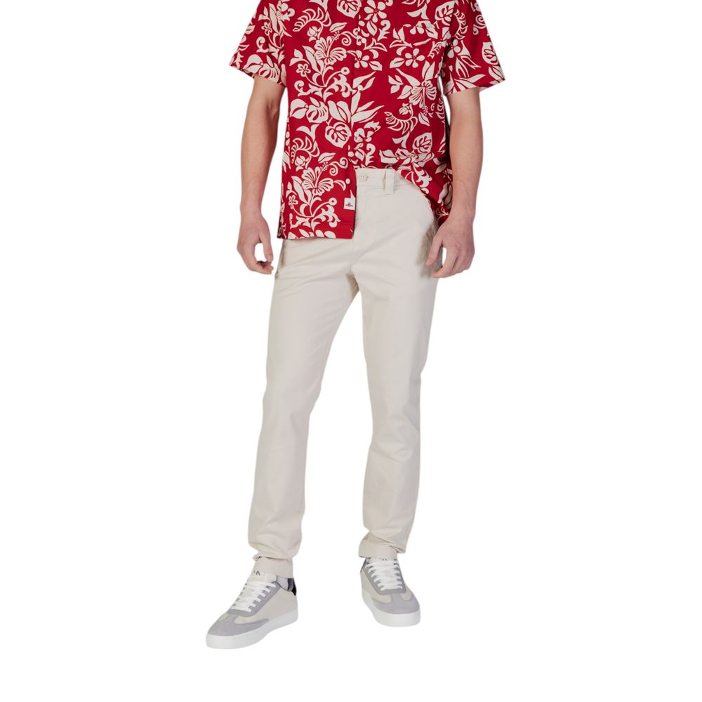 Tommy Jeans Beige Cotton Skinny Pant
