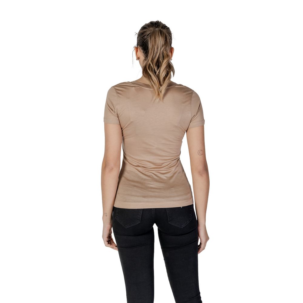 GUESS Beige Lyocell T-Shirt
