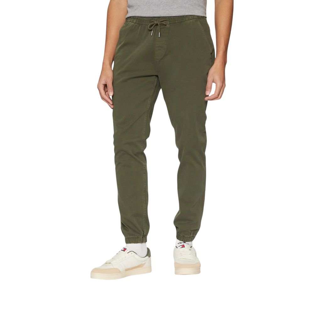 Tommy Jeans Green Cotton Pant